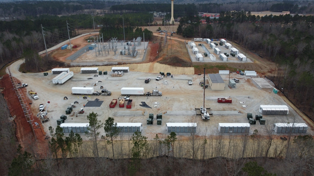 Aerial view of Sandersville Mawson PR